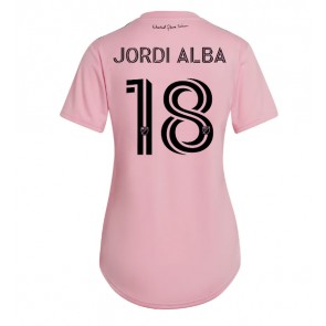 Inter Miami Jordi Alba #18 Replika Hjemmebanetrøje Dame 2023-24 Kortærmet